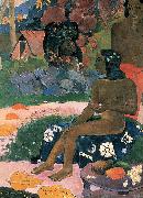 Paul Gauguin Ma ohi: Vairumati tei oa oil painting on canvas
